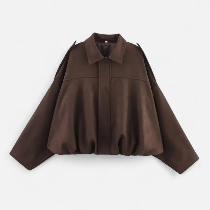 Rosvani | Women’s Vintage Suede Zip Jacket