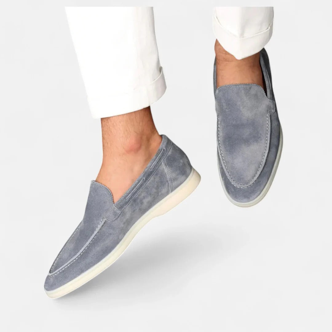 Rosvani | Men’s Suede Loafers – Timeless Slip-On Elegance