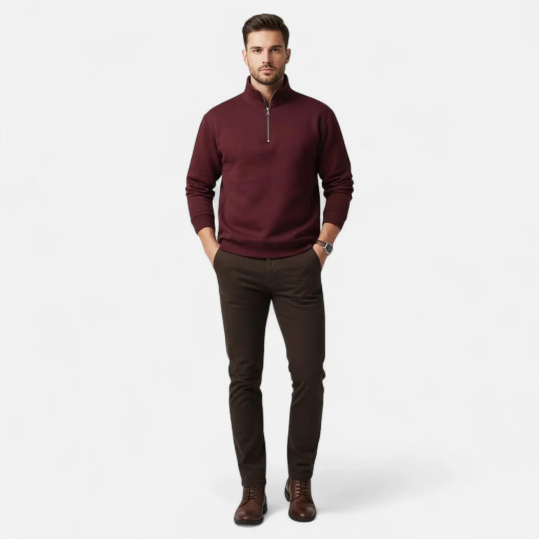 Rosvani | Men’s Brushed Casual Sweater