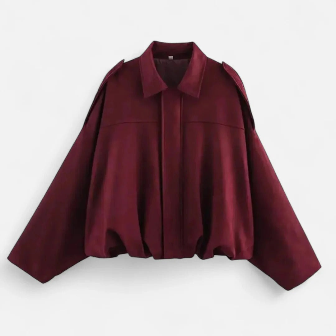 Rosvani | Women’s Draped Silhouette Jacket