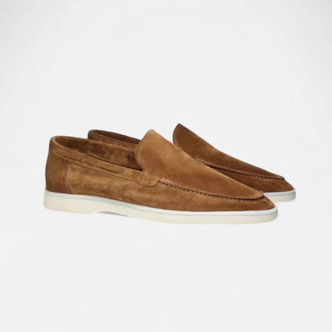 Rosvani | Men’s Suede Loafers – Timeless Slip-On Elegance
