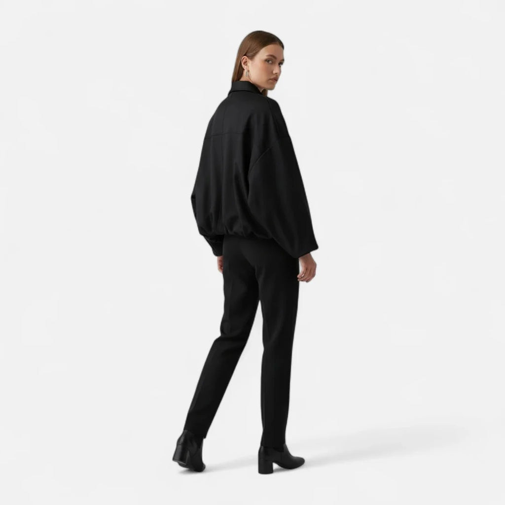 Rosvani | Women’s Draped Silhouette Jacket