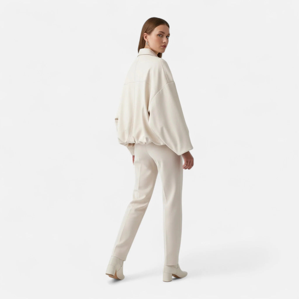 Rosvani | Women’s Vintage Suede Zip Jacket