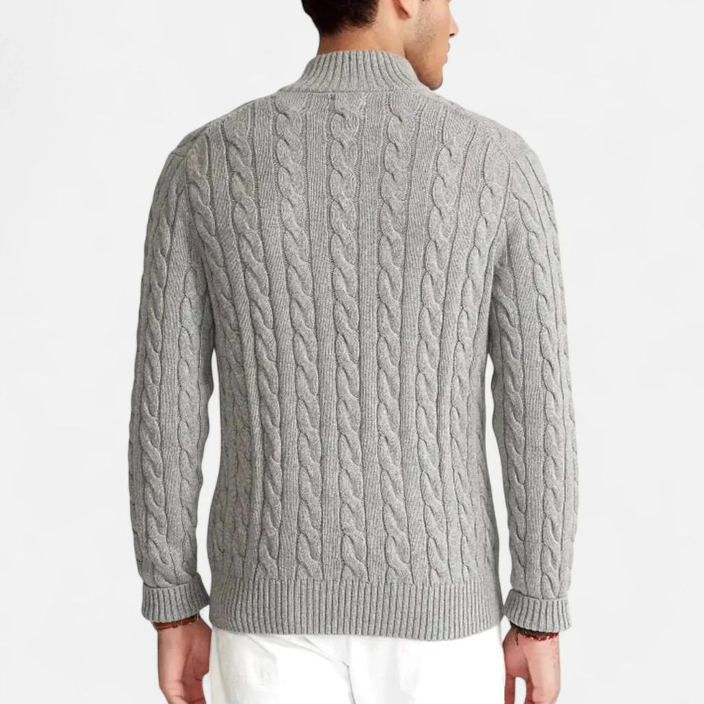 Rosvani | Men’s Half-Zip Sweater – Chic, Timeless Casual Style